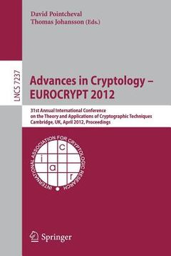 portada advances in cryptology -- eurocrypt 2012 (en Inglés)