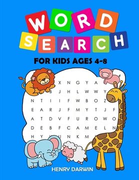 portada Word Search For Kids Ages 4-8: Earlybird Kindergarten Kids Activities Word Search, Animal, Fruits, Vegetable, Body Vocabulary (en Inglés)