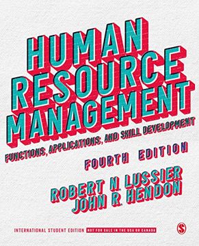 portada Human Resource Management - International Student Edition: Functions, Applications, and Skill Development 