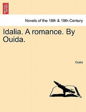 portada idalia. a romance. by ouida. (en Inglés)