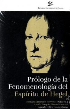 portada Prologo de la Fenomenologia del Espiritu de Hegel
