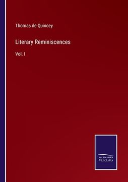 portada Literary Reminiscences: Vol. I