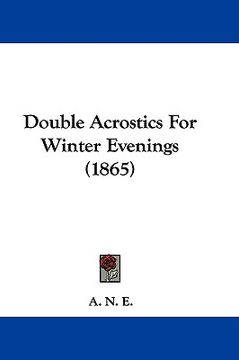 portada double acrostics for winter evenings (1865) (in English)