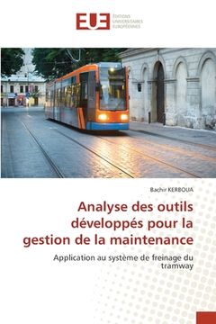 portada Analyse des outils développés pour la gestion de la maintenance (in French)