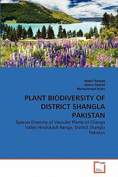 portada plant biodiversity of district shangla pakistan (en Inglés)