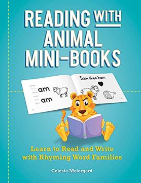 portada Reading with Animal Mini-Books: Learn to Read and Write with Rhyming Word Families (en Inglés)