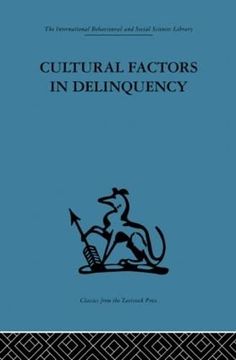 portada Cultural Factors in Delinquency