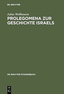 portada prolegomena zur geschichte israels: mit einem stellenregister (in English)