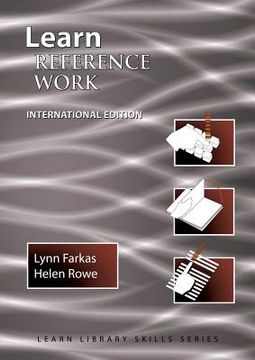 portada Learn Reference Work International Edition: (Library Education Series)