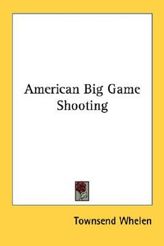 portada american big game shooting (en Inglés)