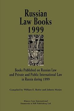 portada russian law books 1999 (en Inglés)