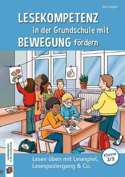 portada Lesekompetenz in der Grundschule mit Bewegung Fördern (en Alemán)
