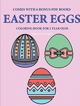 portada Coloring Books for 2 Year Olds (Easter Eggs) (en Inglés)