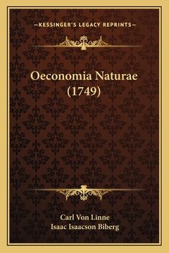 portada Oeconomia Naturae (1749) (in Latin)