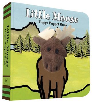 portada Little Moose: Finger Puppet Book (Little Finger Puppet Board Books) (in English)