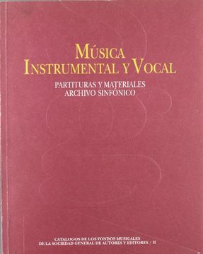 portada Musica Instrumental Y Vocal (in Spanish)
