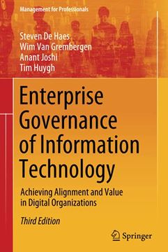 portada Enterprise Governance of Information Technology. Achieving Alignment and Value in Digital Organizations. (in English)