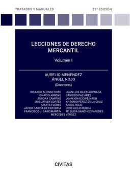 portada Lecciones de Derecho Mercantil Volumen i