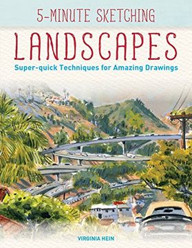 portada 5-Minute Sketching -- Landscapes: Super-Quick Techniques for Amazing Drawings (en Inglés)