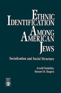 portada ethnic identification among american jews: socialization and social structure (en Inglés)