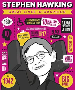 portada Great Lives in Graphics: Stephen Hawking (en Inglés)