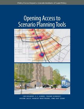 portada Opening Access to Scenario Planning Tools (Policy Focus Reports) (en Inglés)