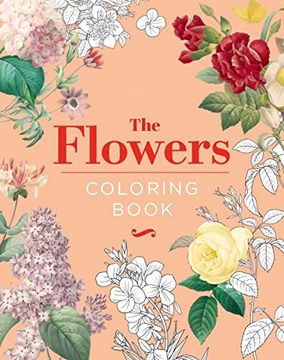 portada The Flowers Coloring Book: Hardback Gift Edition (Sirius Creative Coloring) (in English)