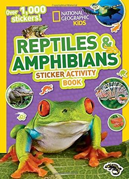 portada National Geographic Kids Reptiles and Amphibians Sticker Activity Book (en Inglés)