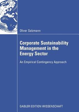 portada corporate sustainability management in the energy sector: an empirical contigency approach (en Inglés)
