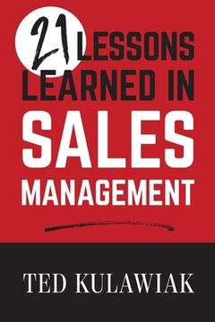 portada 21 Lessons Learned in Sales Management (in English)
