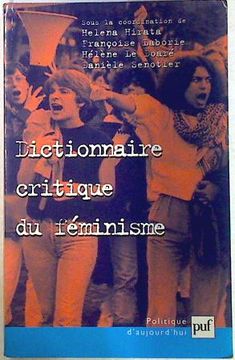 portada Dictionnaire Critique du Féminisme