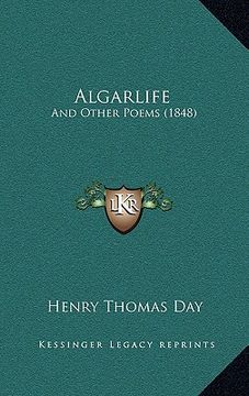 portada algarlife: and other poems (1848)