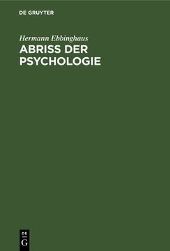 portada Abriss der Psychologie (German Edition) [Hardcover ] (en Alemán)