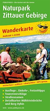 portada Naturpark Zittauer Gebirge 1: 25 000 (en Alemán)