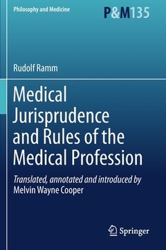 portada Medical Jurisprudence and Rules of the Medical Profession (en Inglés)