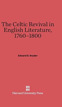 portada The Celtic Revival in English Literature, 1760-1800 (en Inglés)