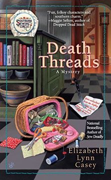 portada Death Threads (Southern Sewing Circle Mysteries (Mass Market)) (en Inglés)