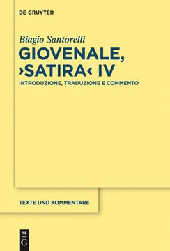 portada Giovenale, >Satira: Introduzione, Traduzione E Commento (en Italiano)