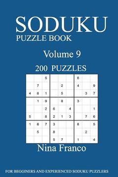 portada Sudoku Puzzle Book: 200 Puzzles-volume 9 (en Inglés)