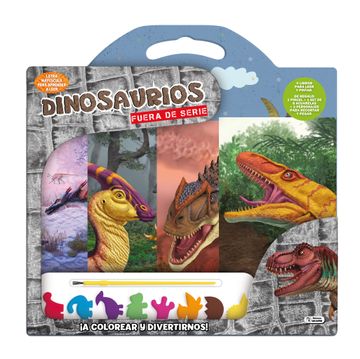 portada A Colorear y Divertirnos! Dinosaurios Fuera de Serie