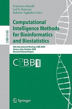 portada computational intelligence methods for bioinformatics and biostatistics
