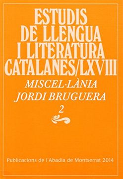 portada Miscel·lània Jordi Bruguera 2 (Estudis de Llengua i Literatura Catalanes)