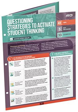 portada Questioning Strategies to Activate Student Thinking (Quick Reference Guide) (en Inglés)
