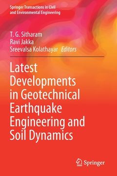 portada Latest Developments in Geotechnical Earthquake Engineering and Soil Dynamics (en Inglés)