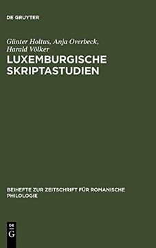 portada Luxemburgische Skriptastudien (in German)