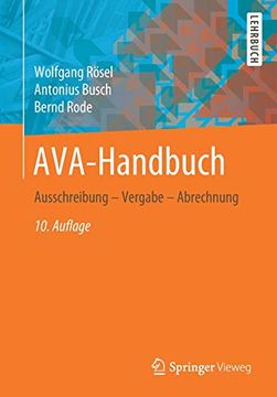 portada Ava-Handbuch: Ausschreibung - Vergabe - Abrechnung (en Alemán)
