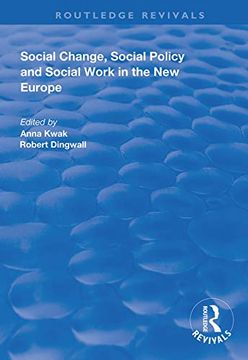 portada Social Change, Social Policy and Social Work in the New Europe (en Inglés)