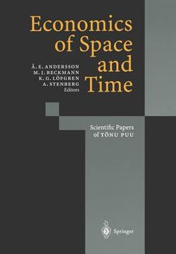 portada economics of space and time: scientific papers of t nu puu (en Inglés)