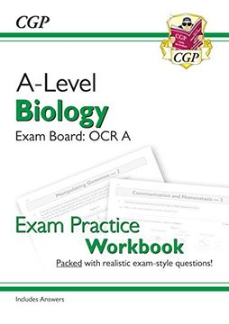 portada New A-Level Biology for 2018: Ocr a Year 1 & 2 Exam Practice Workbook - Includes Answers (en Inglés)