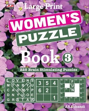 portada Large Print WOMEN'S PUZZLE Book 3 (in English)